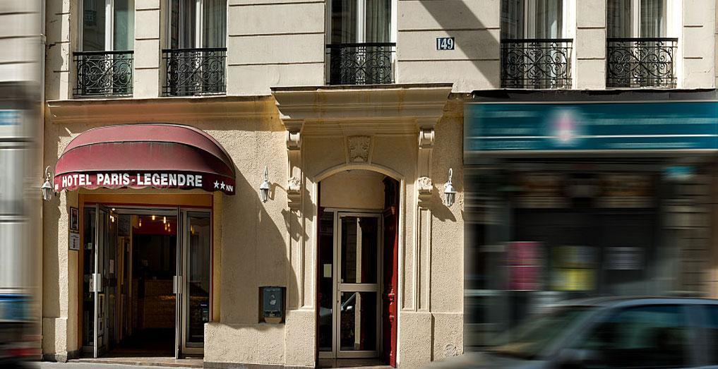 Paris Legendre Hotell Exteriör bild